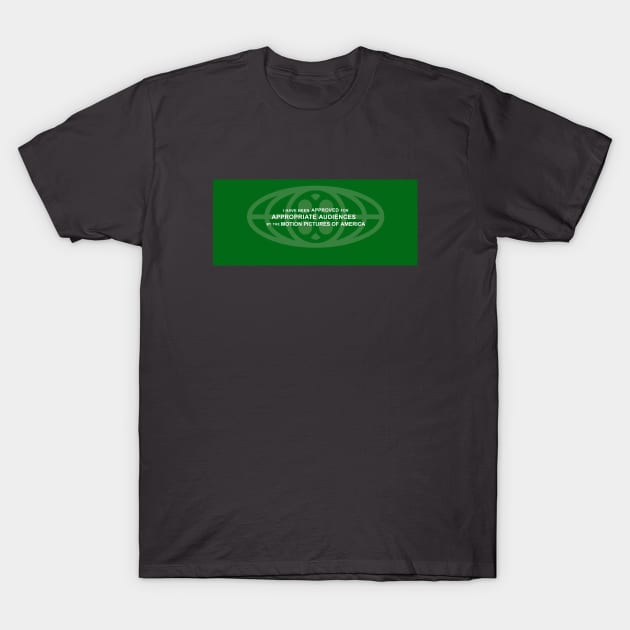 Movie Preview Card T-Shirt by Front Porch Creative 